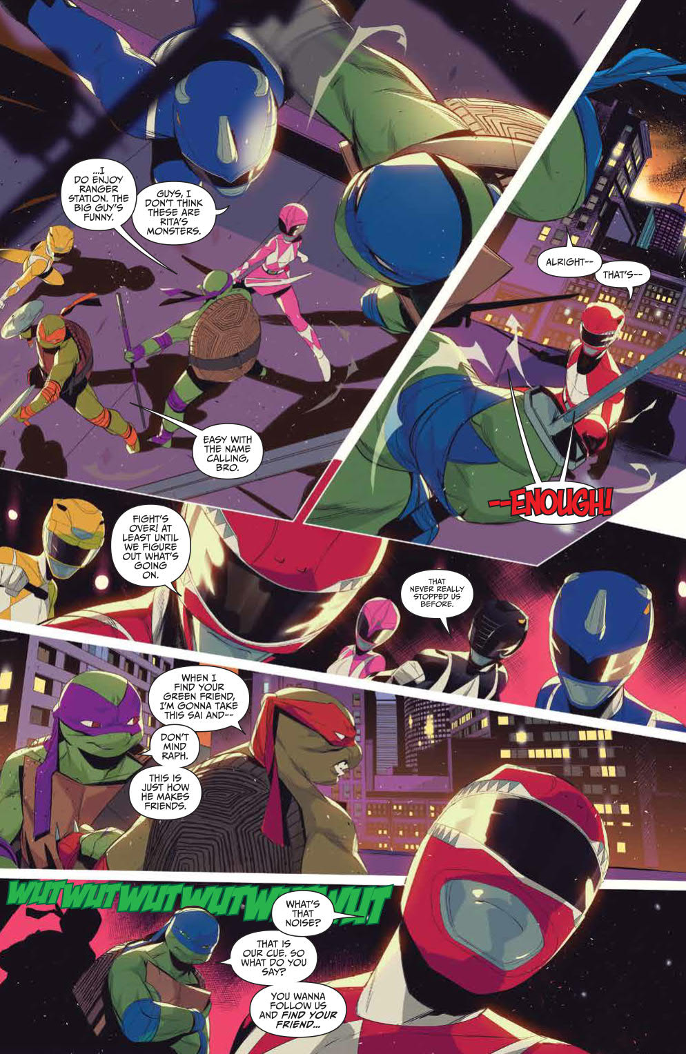 Mighty Morphin’ Power Rangers/Teenage Mutant Ninja Turtles #2 Review