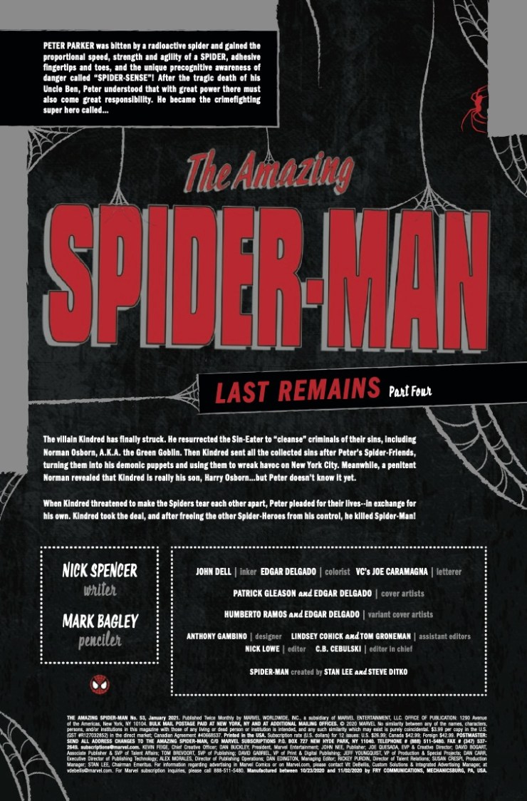 Marvel Preview: Amazing Spider-Man #53