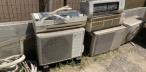 尾道市1軒家エアコン3台不用品も同時回収