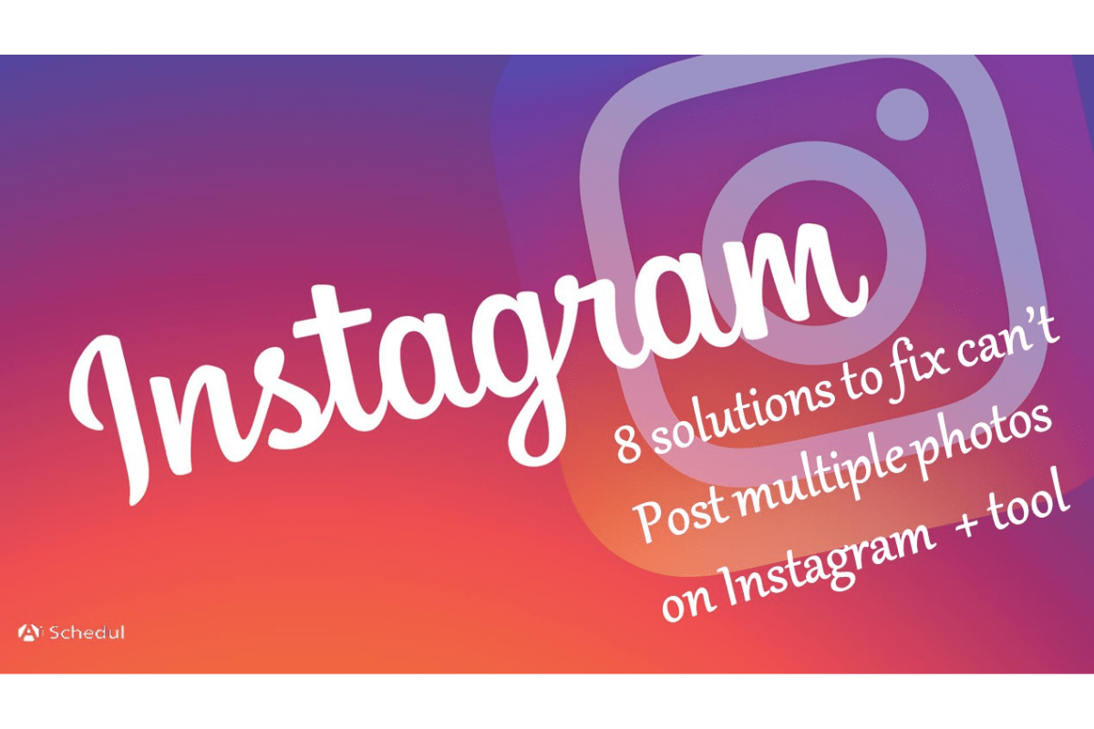 To combine multiple posts add post. 8 Solutions To Fix Can T Post Multiple Photos On Instagram Tool Aischedul