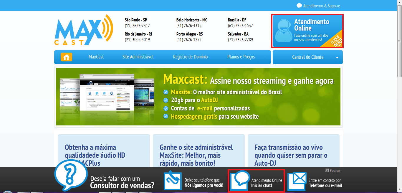 Entrando No Atendimento Online Ajuda Max Hospedagem Ajuda Max Hospedagem