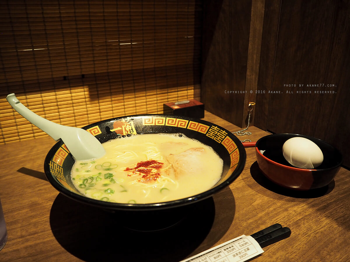 日本連鎖⎮一蘭豚骨拉麵 24小時美味不打烊