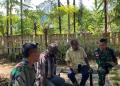 Keakraban Satgas Yonif Raider 200/BN Dengan Jemaat Gereja Setelah Kegiatan Ibadah