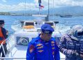 Danlantamal IX Kerahkan Personelnya Bersama Tim SAR dan Polairud,  Lakukan Pencarian Nelayan di Perairan Nusalaut