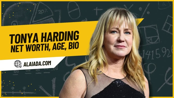 What is the net worth of tonya harding