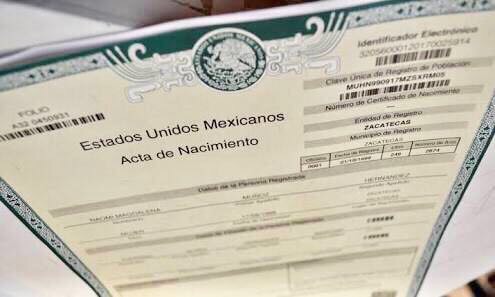 Acta nacimiento en linea