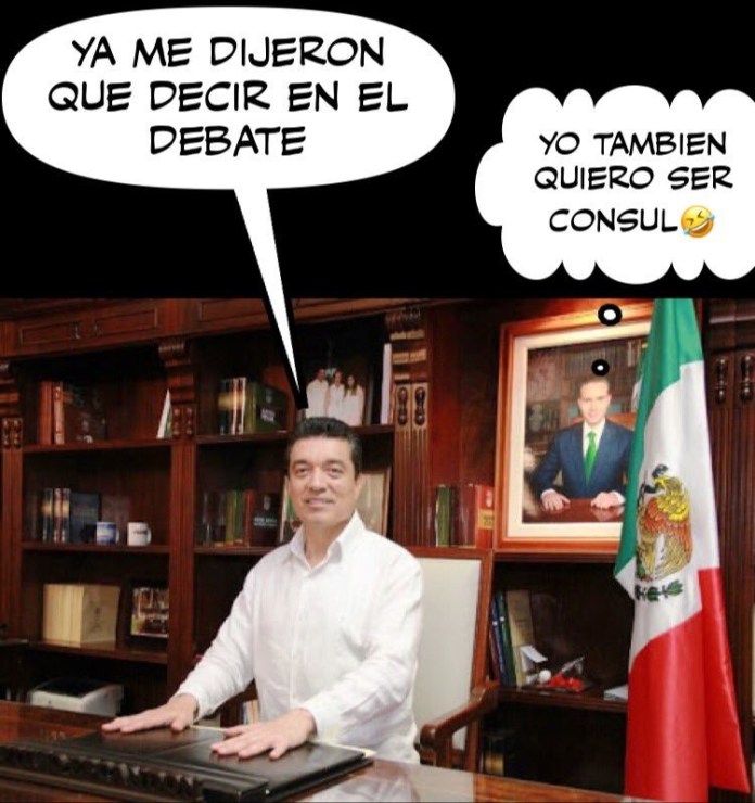 El debate en Chiapas, un meme