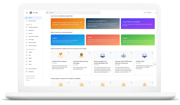 Google AI Hub