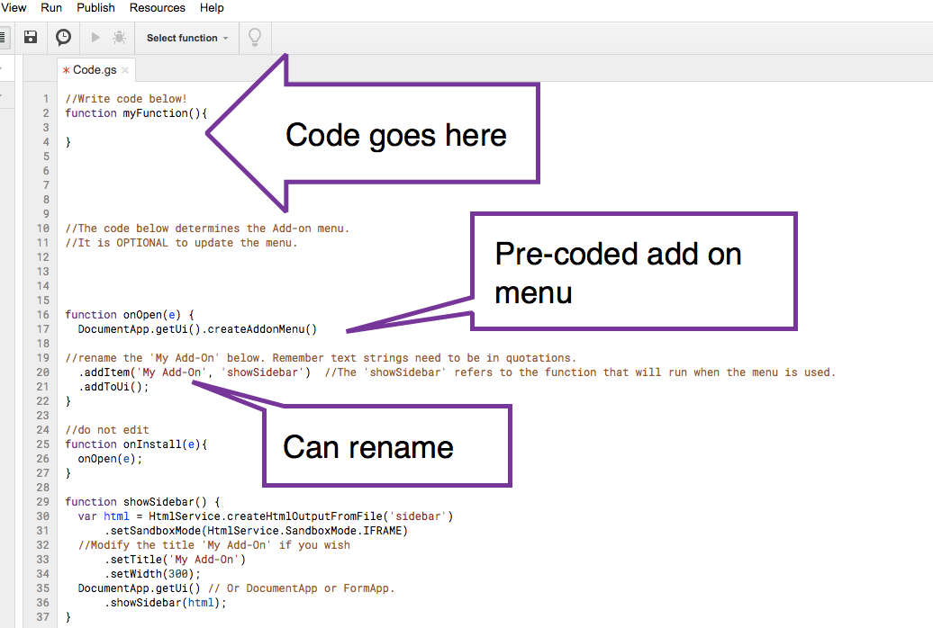 Kids Code: Add-On Template - Teacher Tech