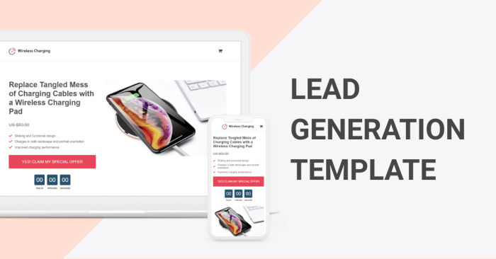 High converting landing page templates for lead generation