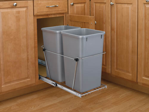 In many kitchens, there's a small, awkward space between the tops of the cabinets and the ceiling. Bells and Whistles: Inserts To Make Your Old Kitchen