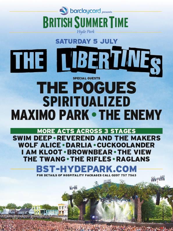 The Libertines reunion is confirmed they will headline British Summer
