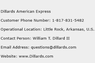 When billions of financial transactions are conducted each day, fraud and identity theft cases have never been higher. Dillards American Express Contact Number | Dillards American Express Customer Service Number