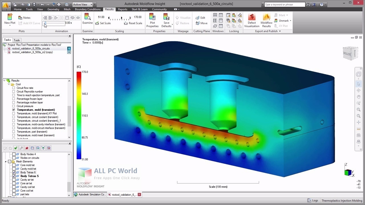 Autodesk Moldflow Design Simulation DFM 2017 User Interface ALL PC World