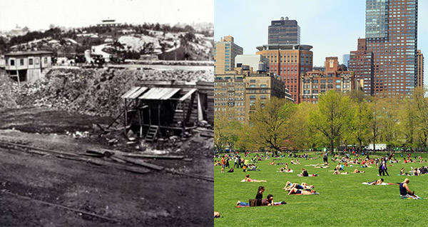 The park has two shelters, a baseball field, open grassy area and accommodates the disabled with handicapped parking and a paved sidewalk. Seneca Village: The Freed Slaves Village That Was Torn Down To Build Central Park