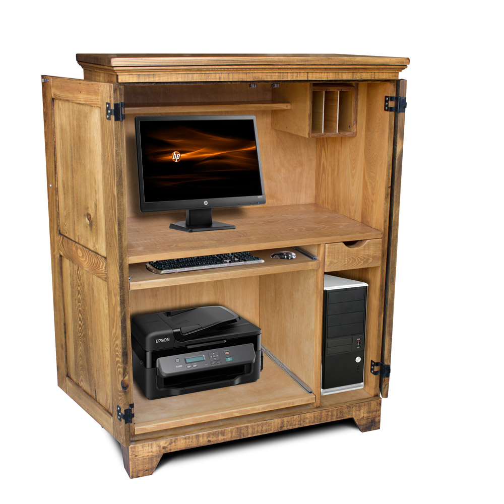 Buy the mission computer desk dark cherry online from houzz today, or shop for other desks for sale. Rustic Shaker Computer Armoire