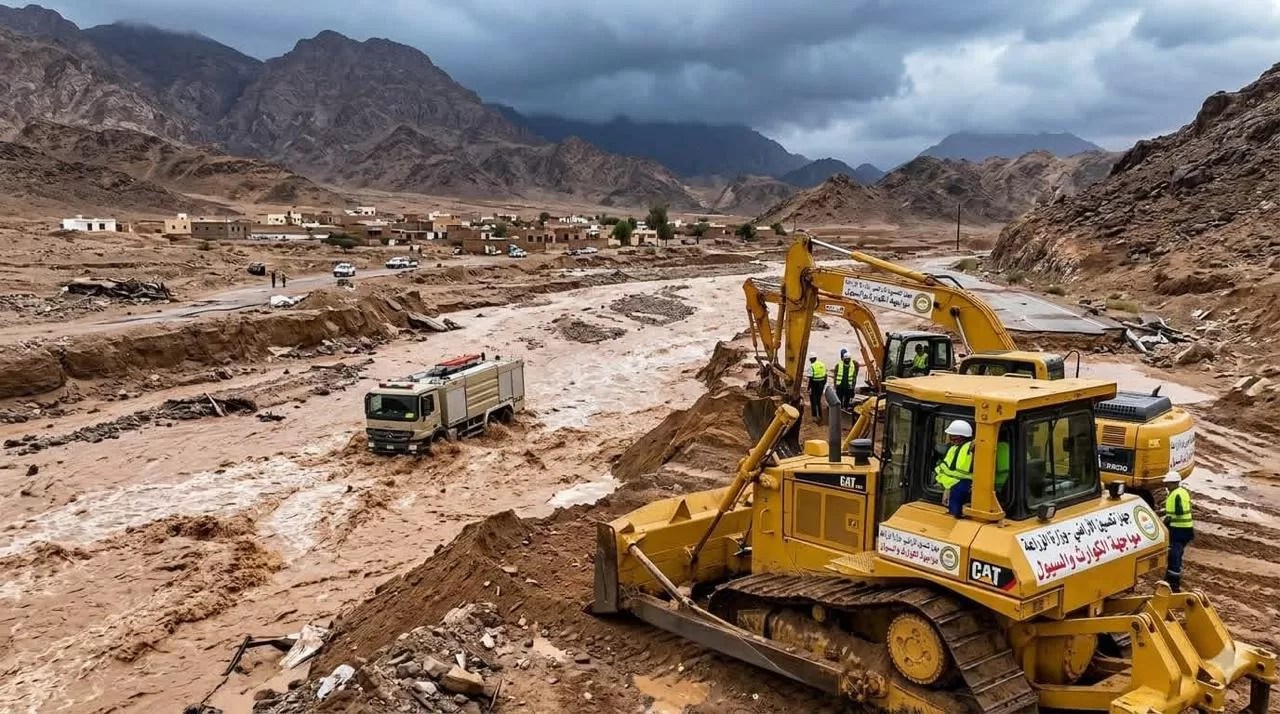 في استجابة سريعة من وزير الزراعة..إعادة فتح طرق “تجمع النهايات” بسيناء بعد تضررها من السيول في استجابة سريعة من وزير الزراعة..إعادة فتح طرق “تجمع النهايات” بسيناء بعد تضررها من السيول