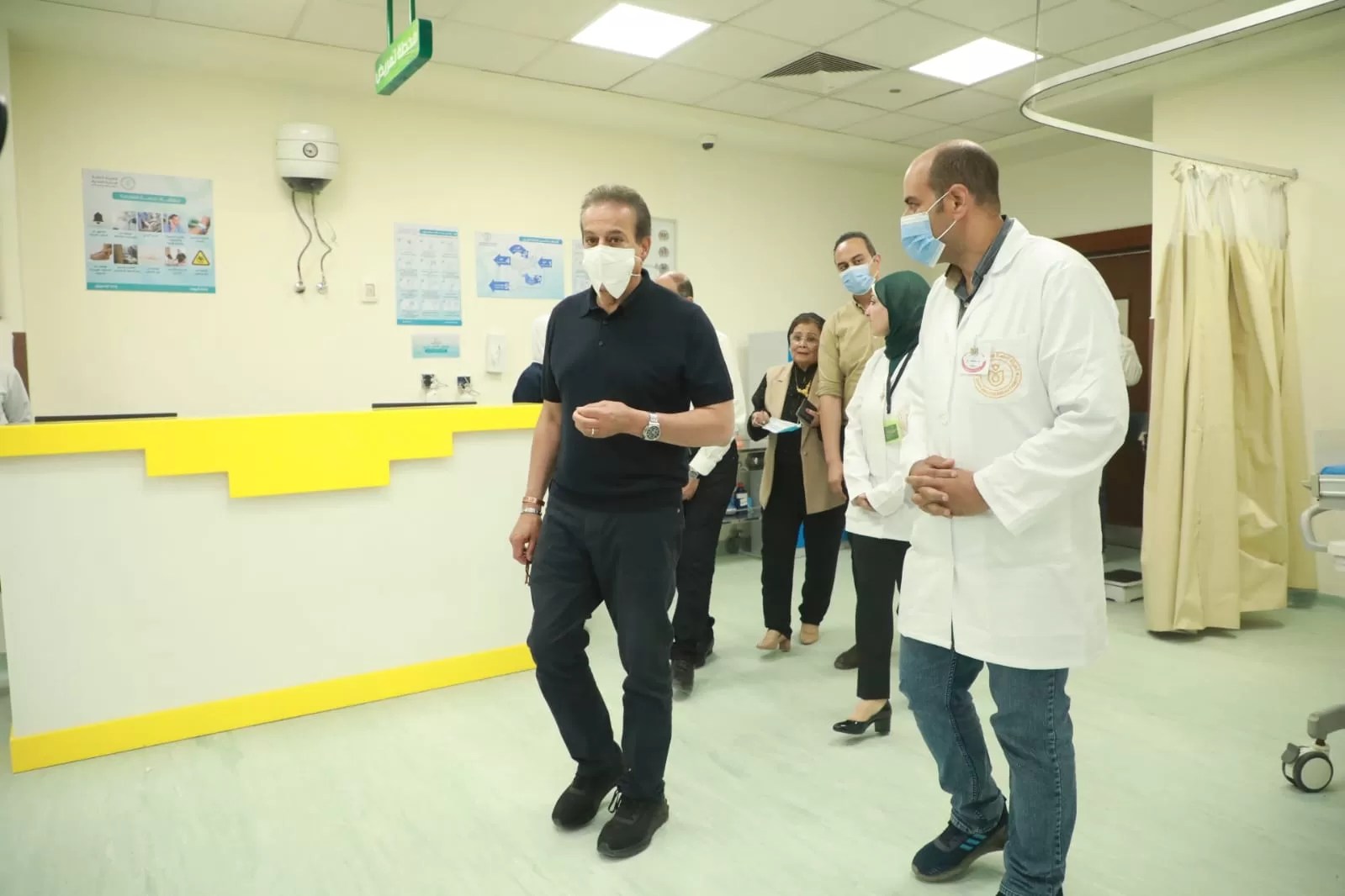 وزير الصحة تفقد مشروع مستشفى أبو قرقاص الجديد ومستشفى دير مواس التخصصي خلال جولته بالمنيا