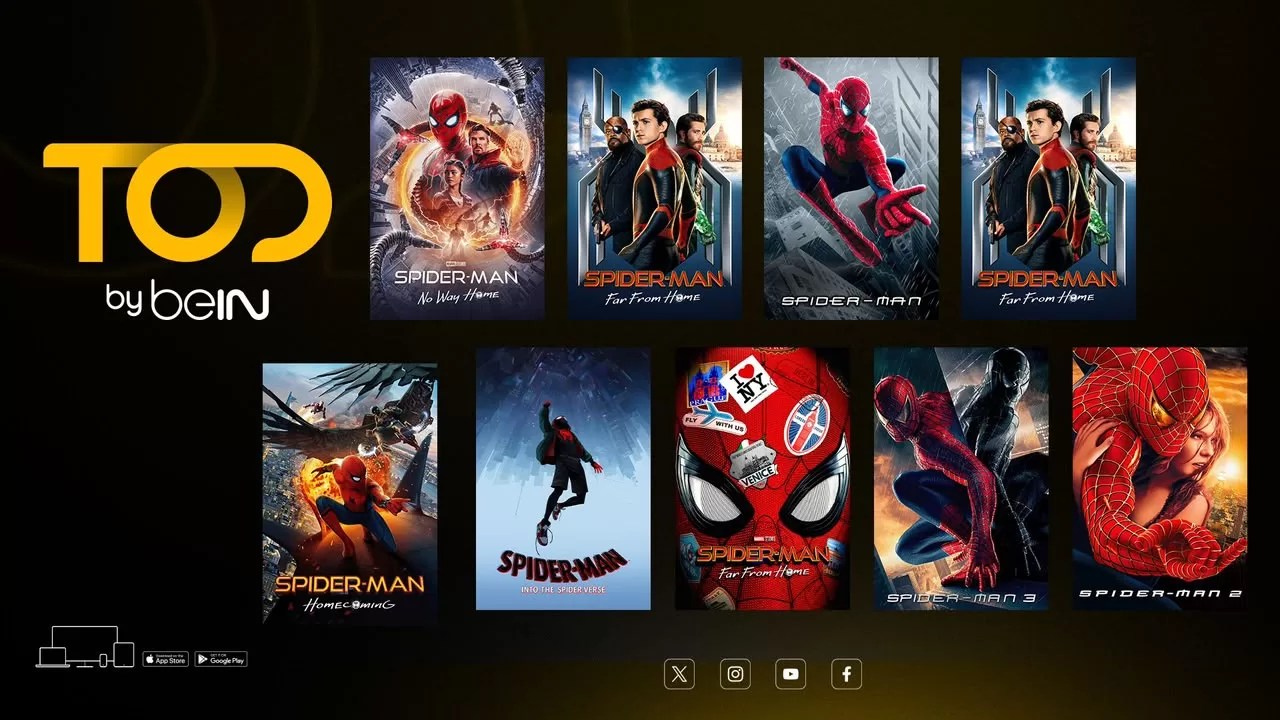 TOD تعلن عن سلسلة أفلام Spider-Man التسعة قبل انطلاق الجزء الجديد بالسينما TOD تعلن عن سلسلة أفلام Spider-Man التسعة قبل انطلاق الجزء الجديد بالسينما