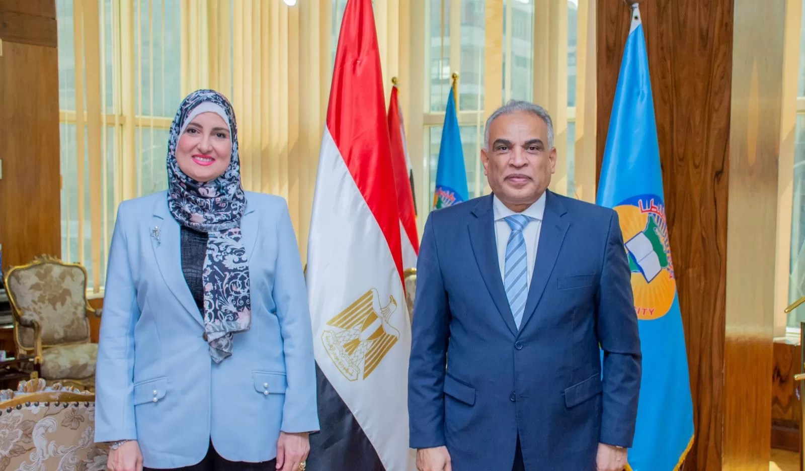 جامعة طنطا ومعهد بحوث الإلكترونيات بحثا شراكة استراتيجية لدعم الابتكار وربط البحث العلمي بالصناعة