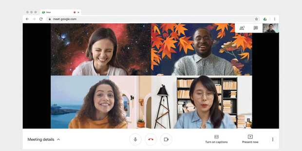 Google Meet Lanza Imagenes De Fondos Personalizados Para La Web Alta Densidad