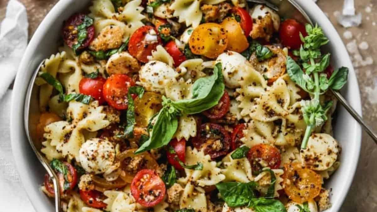Bruschetta Pasta Salad.