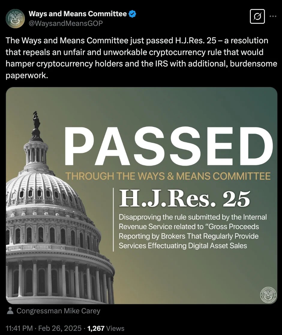 Ways and Means Committee