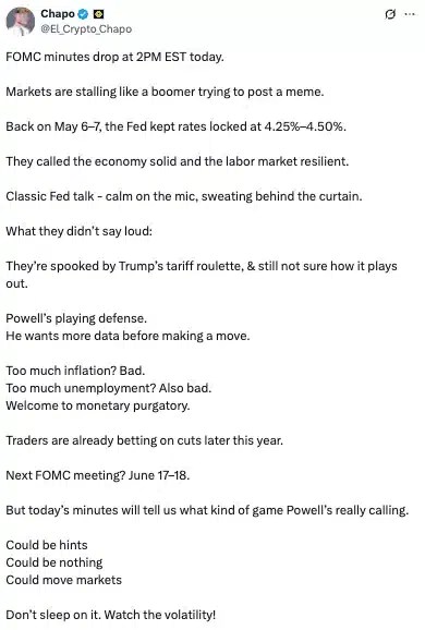 Chapo on FOMC meeting