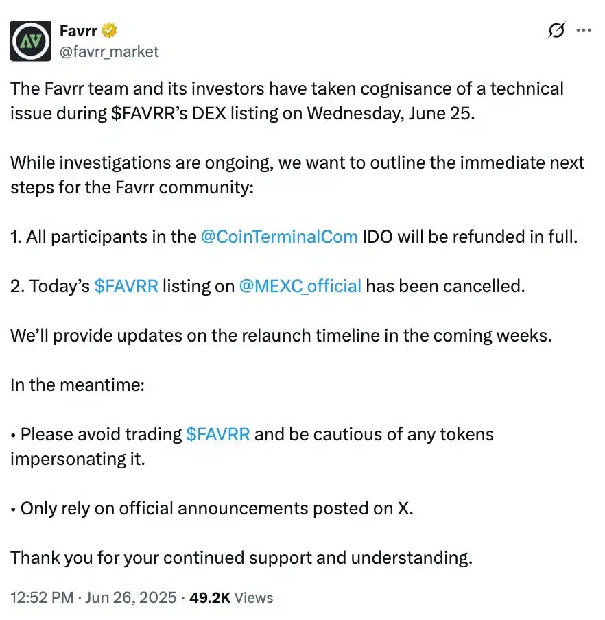 Favrr provides solution