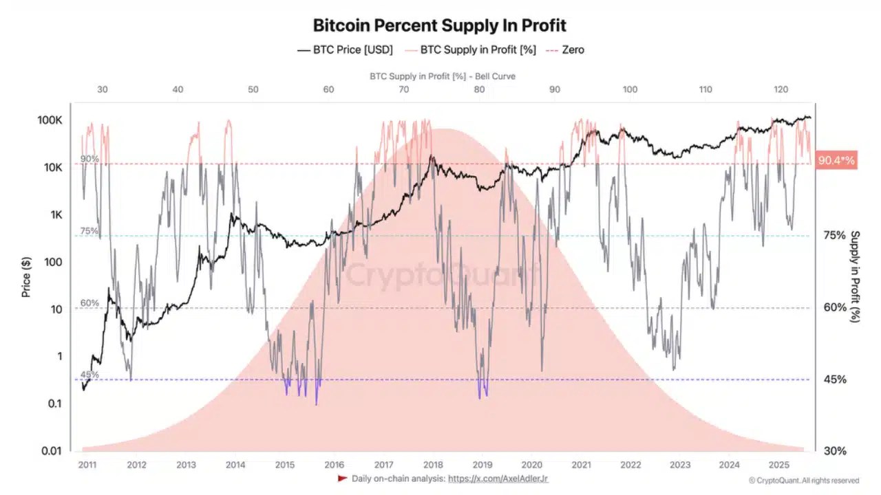 Bitcoin Supply in Profit