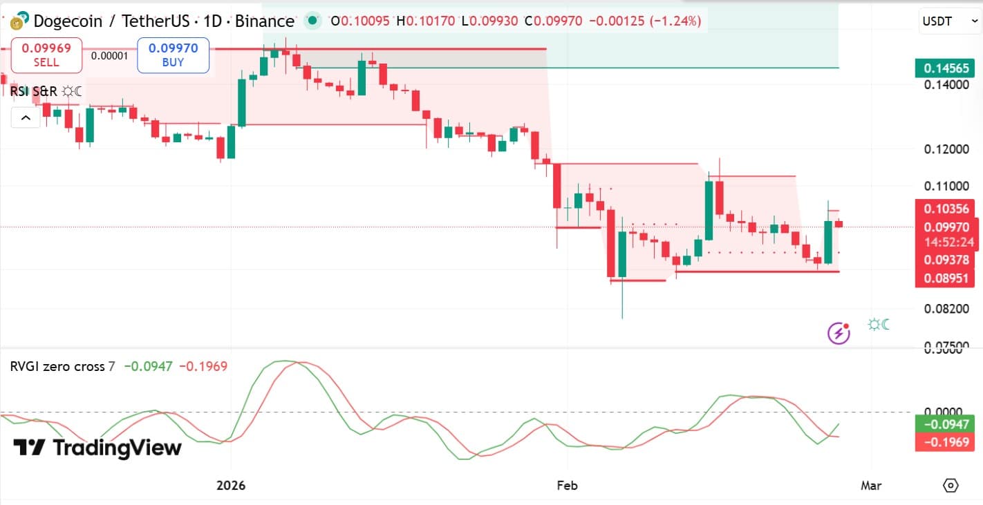 Doge RSI et RVGI