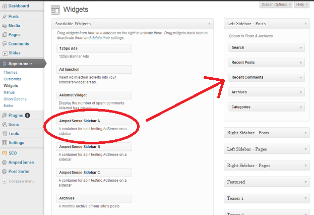 Sticky sidebar ads can be effective in wordpress, especially in long posts that leave much of the sidebar area empty. Placing Adsense Ads In The Wordpress Sidebar Ampedsense