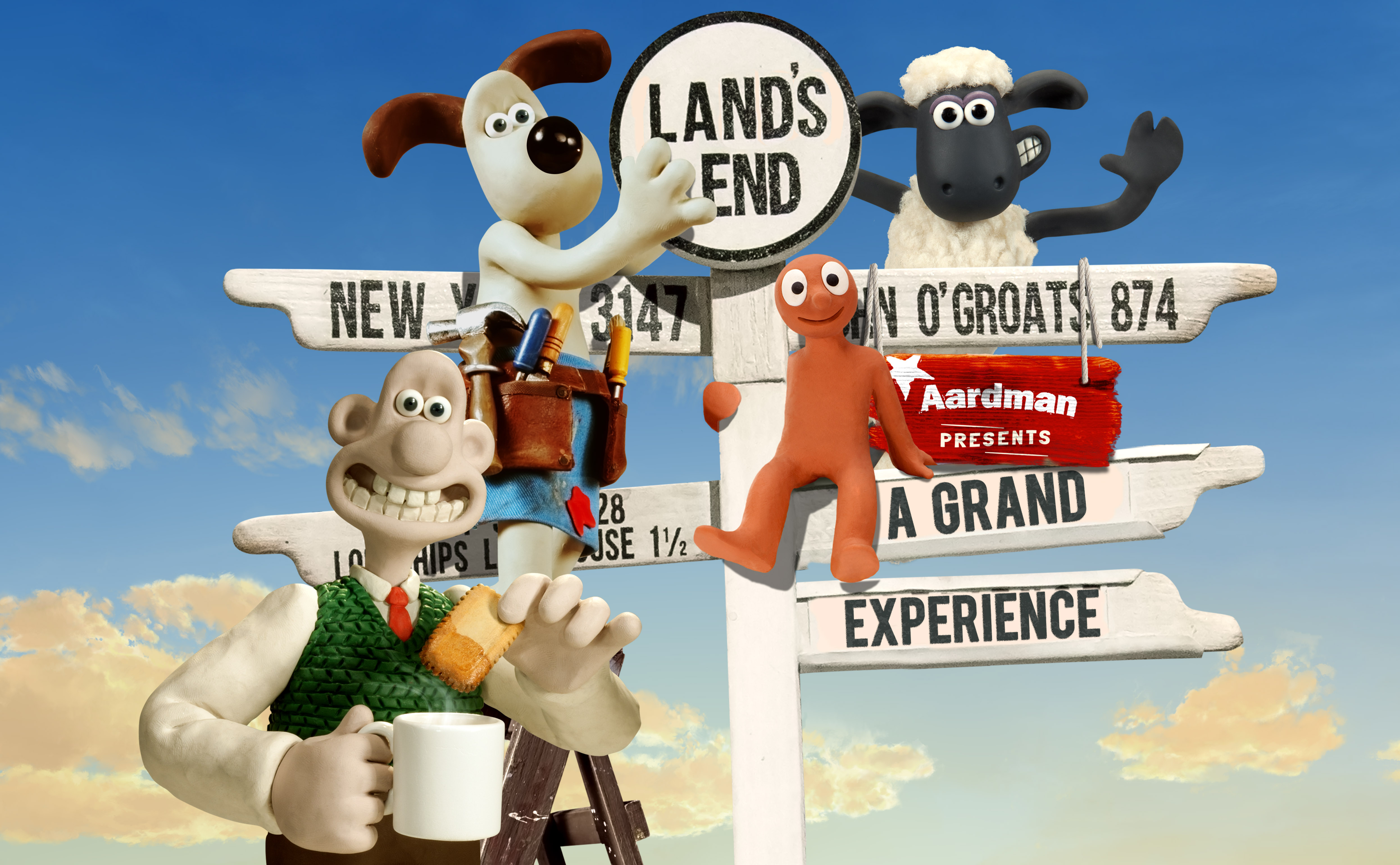 A new experience for Wallace & Gromit as land’s end opens for halfterm