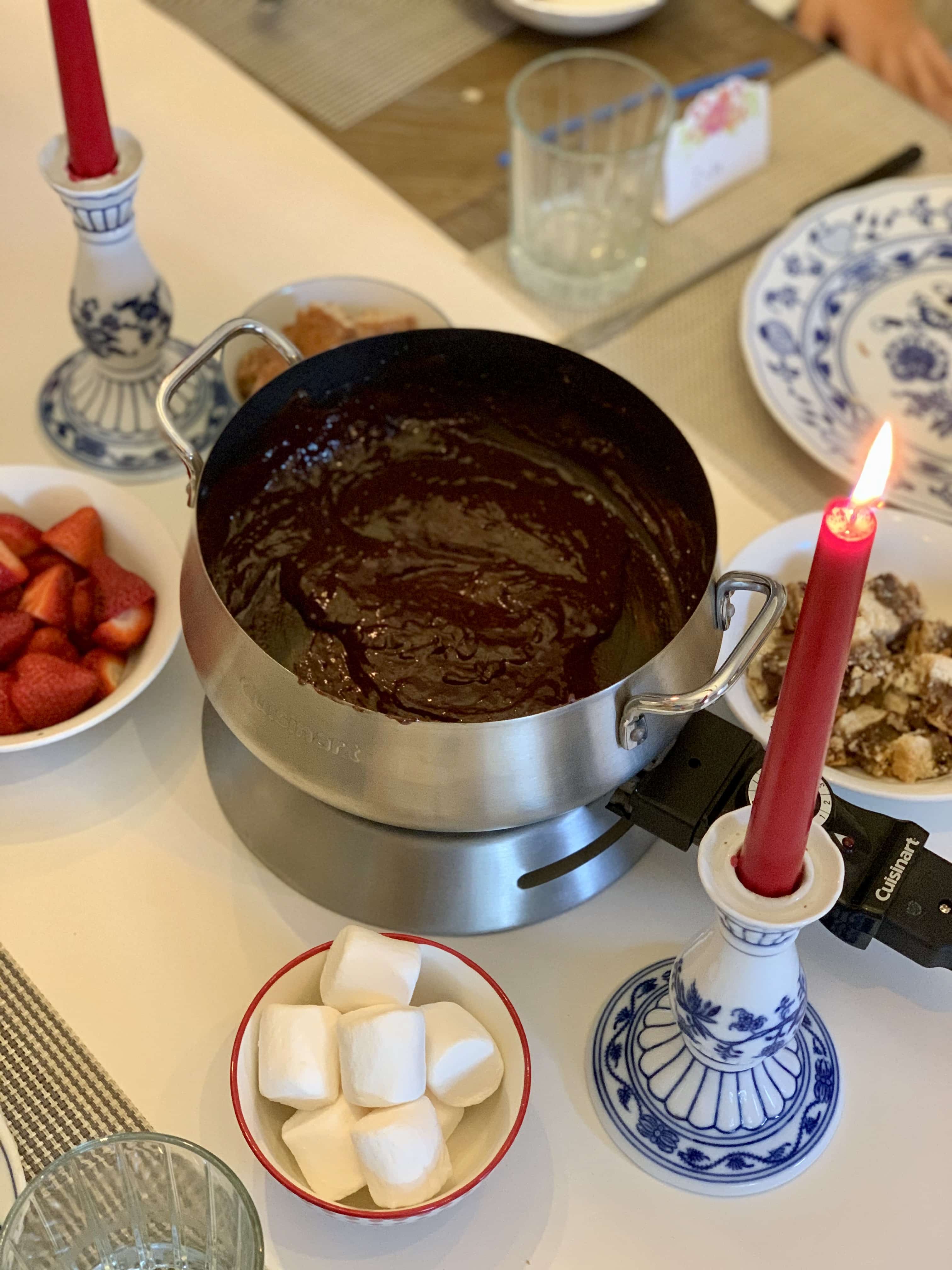 Fondue Two Ways Classic Swiss and Rich Chocolate Amy Bakes Bread