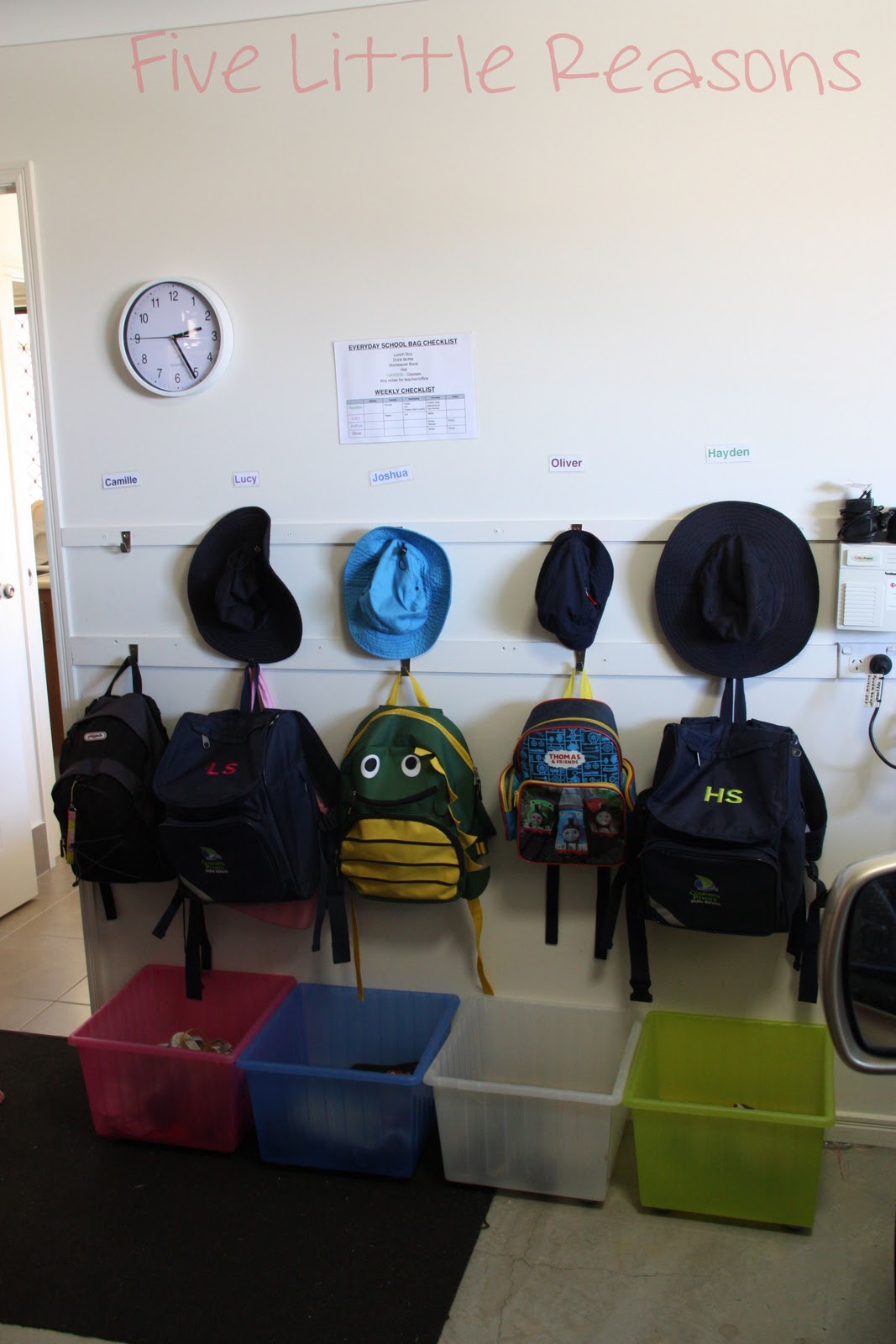 shoe backpack storage