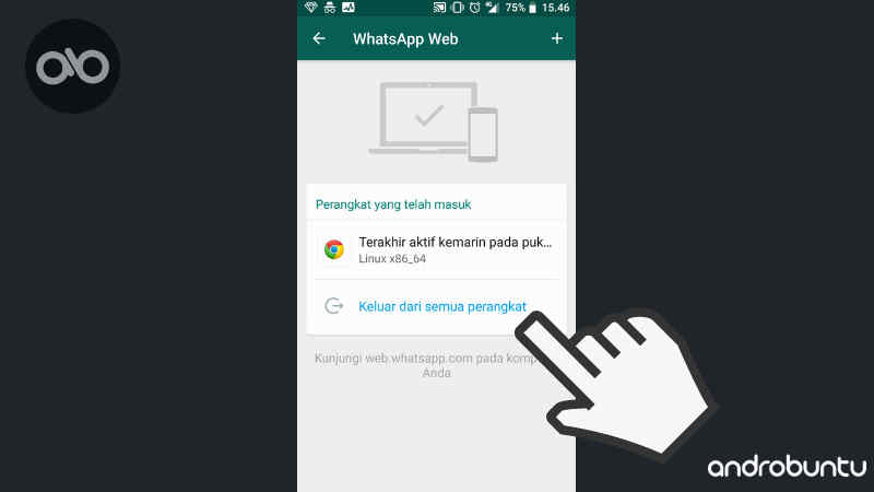 Cara Logout WhatsApp Web dari Android dan iPhone