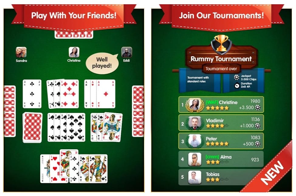 The first player who remains without cards wins the round. 9 Best Rummy Card Games For Android Android Apps For Me Download Best Android Apps And More