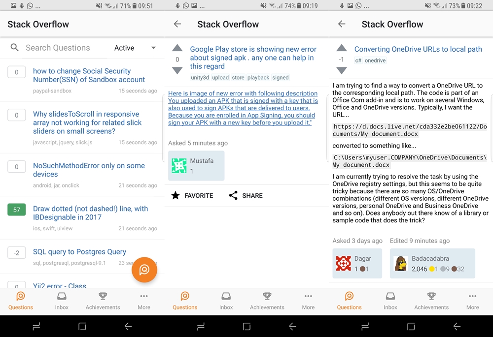 Stack Overflow finally gets its own Android app