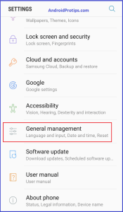 General management option