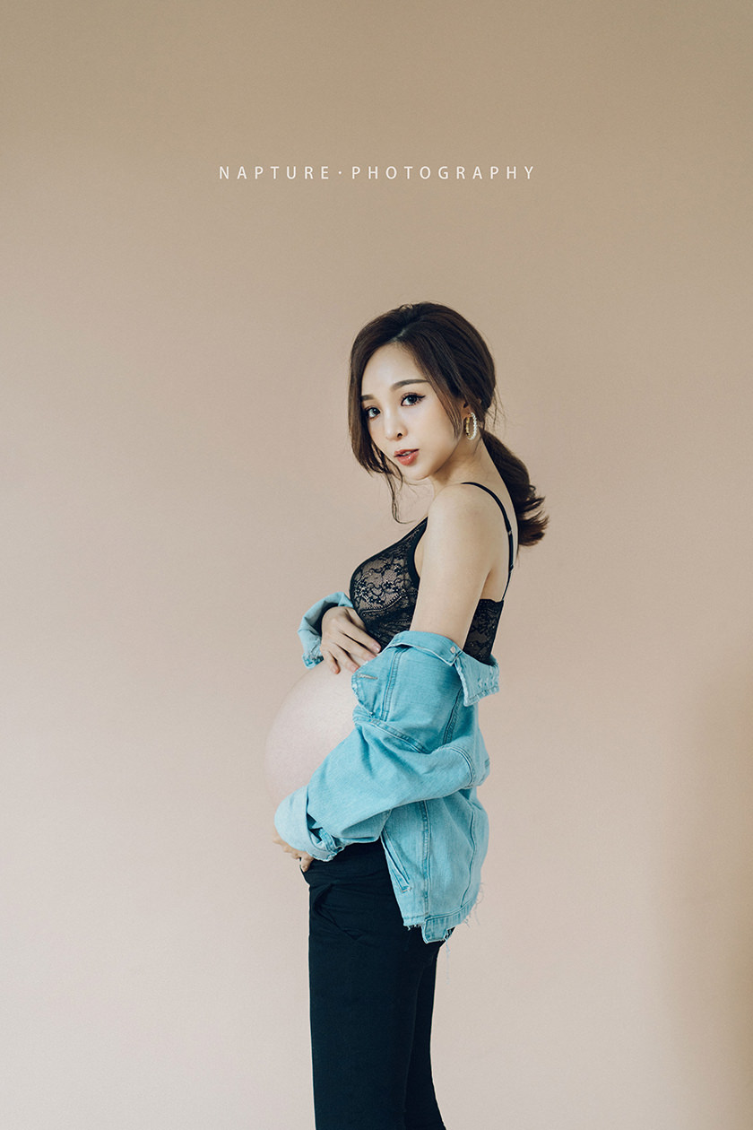 【孕婦寫真】蔣樂．Napture Photography 一個人的孕婦寫真，盡情做自己的美！