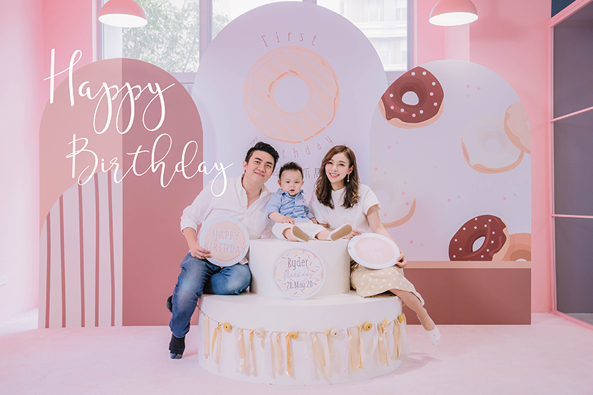 【週歲慶祝】Ryder寶貝一歲囉！ 美式風格結合傳統抓周的可愛生日派對 in STAY樂待