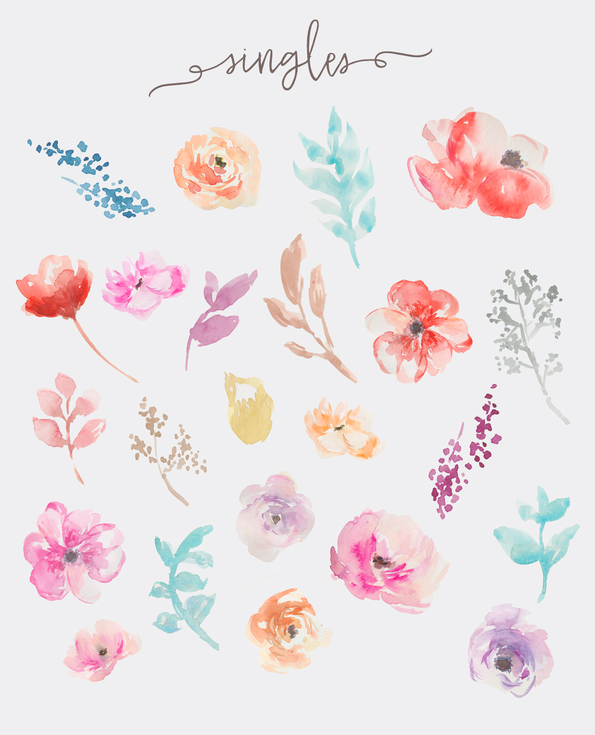 You'll be able to create wonderful projects all for free, with these creative and inspiring resources! Watercolor Flowers Clip Art By Angie Makes