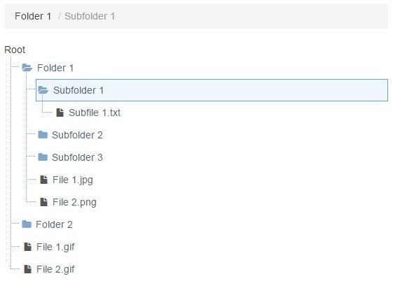 Angular Document Explorer Example File Explorer-like AngularJS Tree View Directive | Angular Script