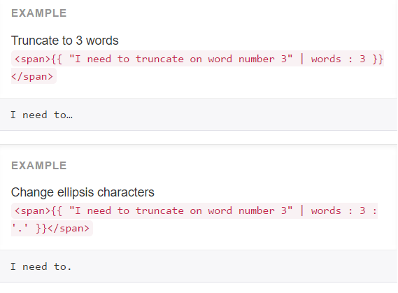 Angular 2 Text Truncate Component Angular Script