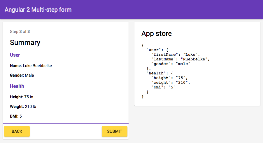 Angular Script Simple Angular 2 Multi-step Form Component | Angular Script