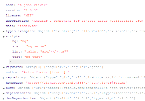 Chrome DevTools Like JSON Viewer For Angular 2 | Angular Script