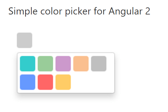 minimal color picker for angular 2 angular script