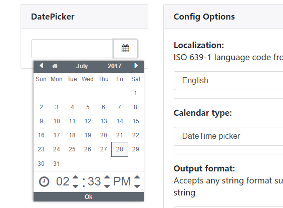 LC DatePicker Component For Angular 2 Angular Script