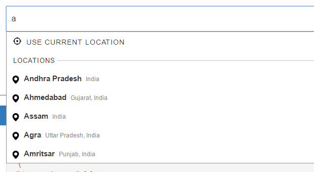 6 to install material angular how geoautocomplete  Google Angular ng4 Geo 4 Autocomplete