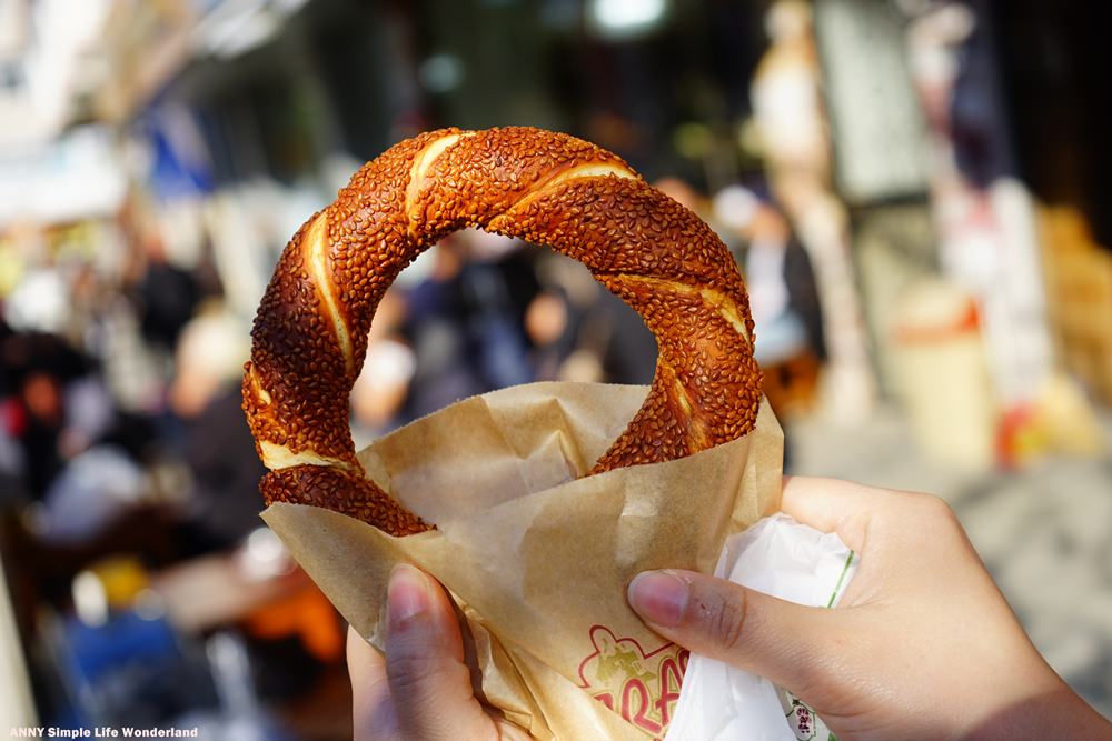 【土耳其熱氣球圓夢】土耳其必吃午茶點心 ♥ 平民傳統美食芝麻餅
